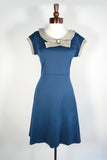 The Amelie Dress - Steel Blue