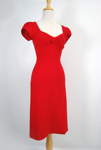 Stop Staring 1930's Red Dress