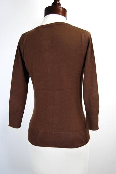 The Girly Cardigan - Brown