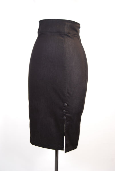 The Denim Dame Pencil Skirt