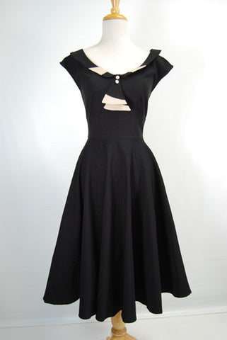The Sabine 1940's Peplum Dress