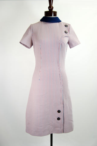 1960's Mod Airliner Shift Dress