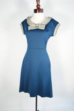 The Amelie Dress - Steel Blue