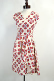 Vintage Atelier 1940's Day Dress - Fans