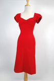 Stop Staring 1930's Red Dress