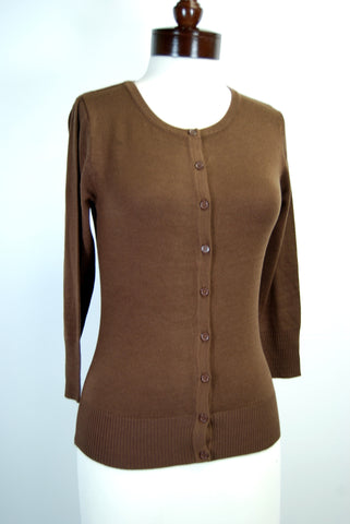 The Girly Cardigan - Brown