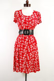 The Chantilly Dress - Red