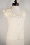 The Provence Blouse - Ivory