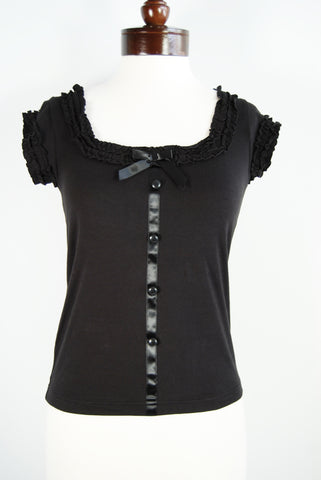 The Provence Blouse - Black