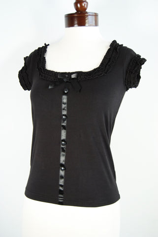 The Provence Blouse - Black