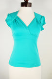 The Lush Blouse - Turquoise