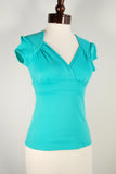 The Lush Blouse - Turquoise