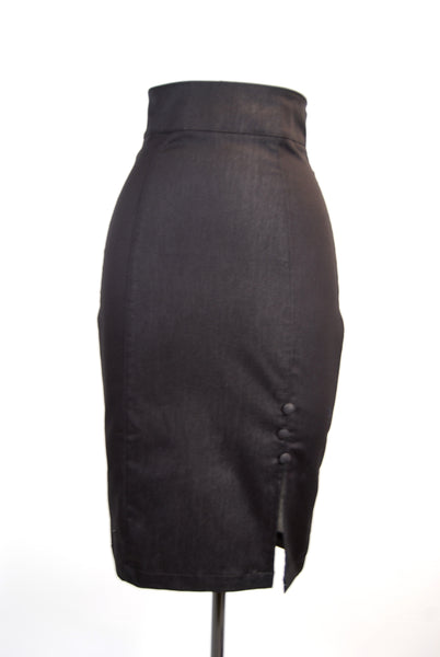 The Denim Dame Pencil Skirt