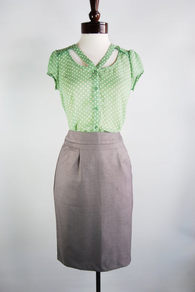 The Dottie Blouse - Green