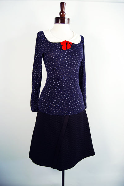 The Lizbeth Blouse - Navy