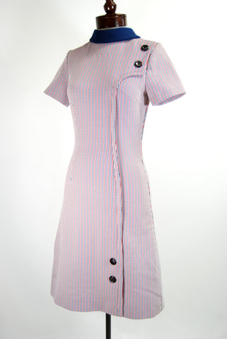 1960's Mod Airliner Shift Dress