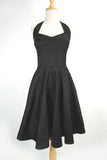 Onyx Black Vintage Reproduction Dress