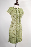 1930's Retro Day Dress Sage Green