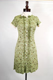 1930's Vintage Day Dress Sage Green 