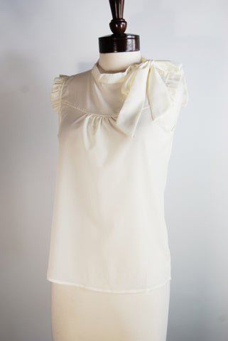 The Pedal Blouse - Ivory