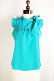 The Pedal Blouse - Teal