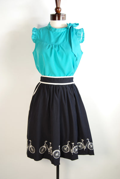 The Pedal Blouse - Teal