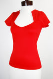 The Heartshaped Blouse - Red