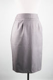 1940's Style Dove Grey Pencil Skirt