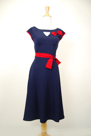 Stop Staring Airliner Vintage Swing Dress