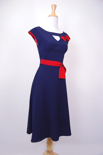 Stop Staring Airliner Vintage Swing Dress