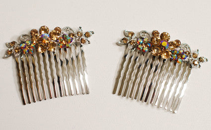 Onyx Black with Crystal Hair Comb (1)