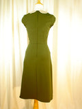 Stop Staring Olive Green Retro Dress