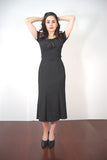 Mystere Black Pin Up Retro Dress