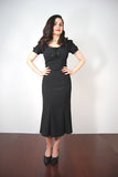 Mystere Black Pin Up Retro Dress